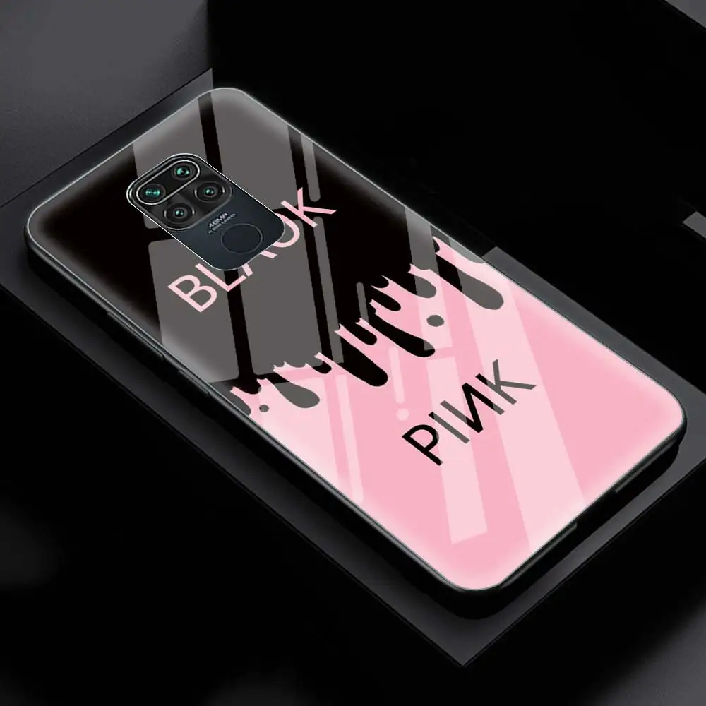 K-Pop Blackpink's Tempered Glass Funda Case For Xiaomi Redmi
