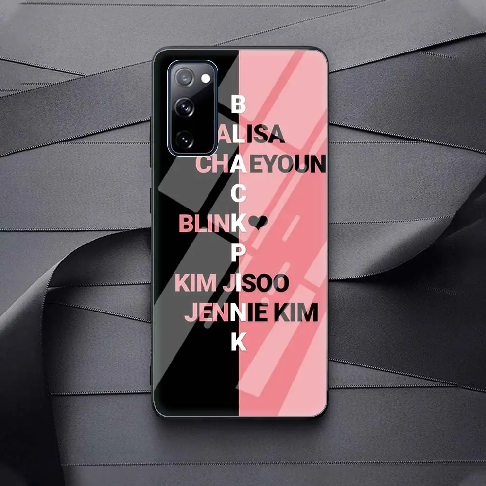 KPop Blackpink's Phone Tempered Glass Funda Cover For Samsung Galaxy