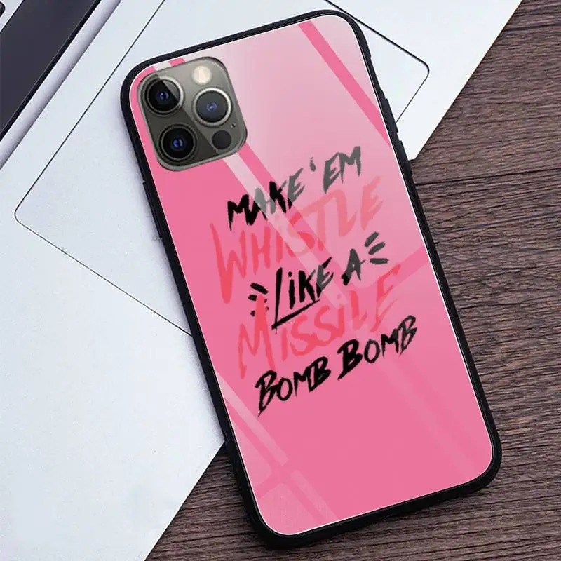 Blackpink's Tempered Glass Phone Case For iPhone