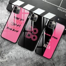 Blackpink’s Tempered Glass Phone Case For iPhone Blackpink's Tempered Glass Phone Case For iPhone