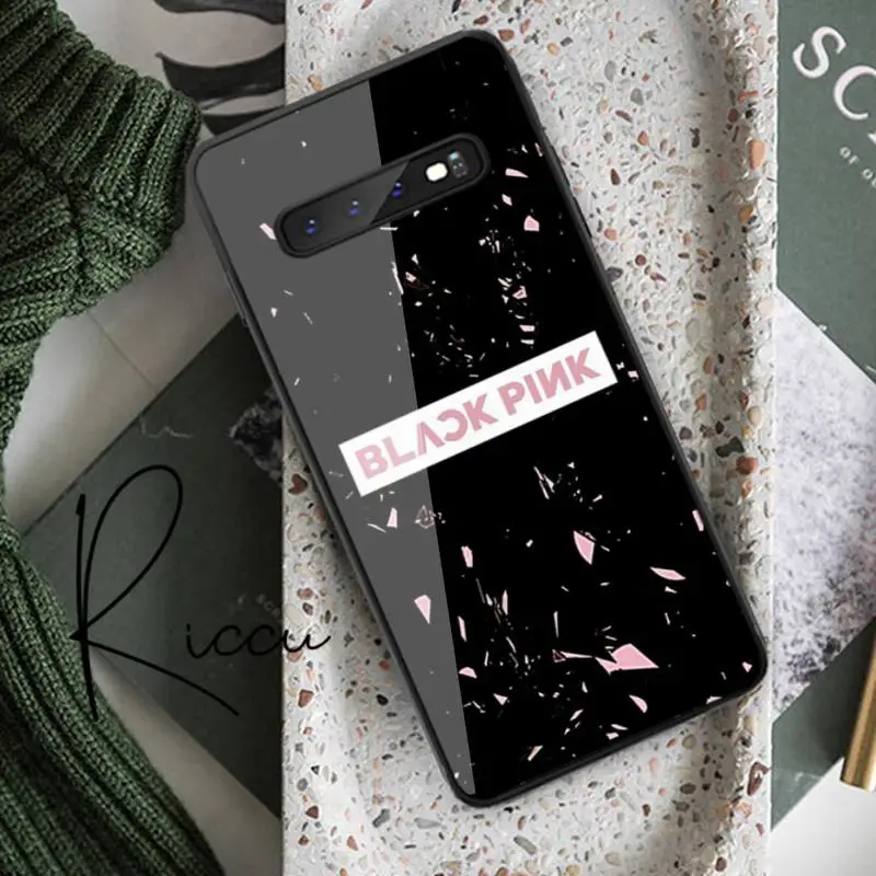 Blackpink's Lisa Phone Case & Tempered Glass For Samsung Blackpink's Lisa Phone Case & Tempered Glass For Samsung