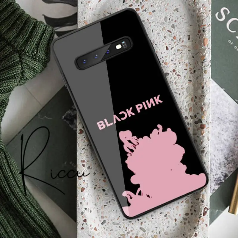 Blackpink's Lisa Phone Case & Tempered Glass For Samsung Blackpink's Lisa Phone Case & Tempered Glass For Samsung