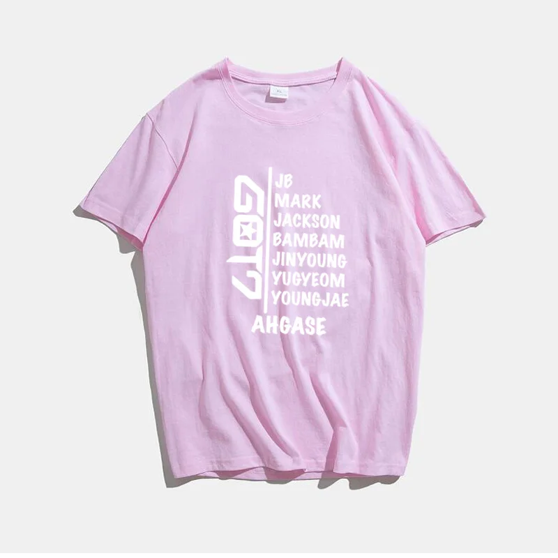 Kpop GOT7 Printed Short Sleeves T-Shirts For Women Kpop GOT7 Printed Short Sleeves T-Shirts For Women