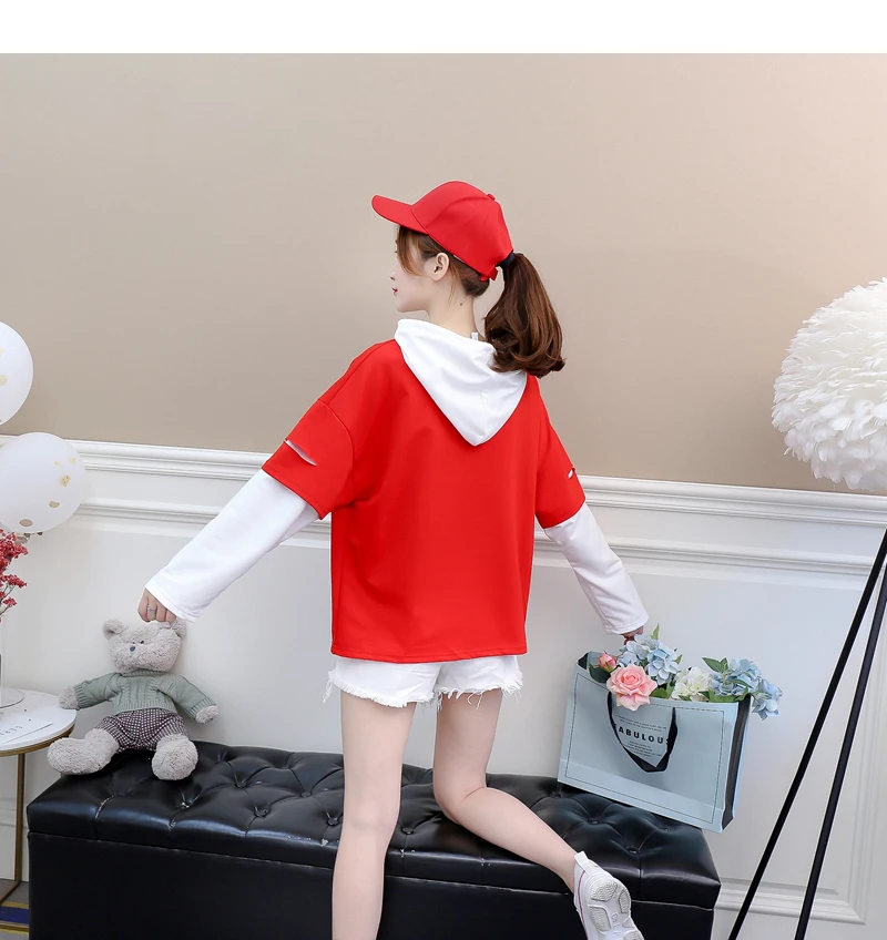 Got7 Letter Printed Long Sleeve Casual T-Shirt