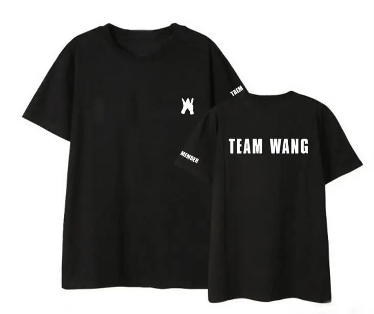 Kpop Got7 Team Wang Printing O Neck & Short Sleeve T-Shirt
