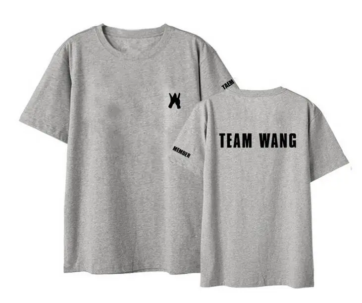 Kpop Got7 Team Wang Printing O Neck & Short Sleeve T-Shirt