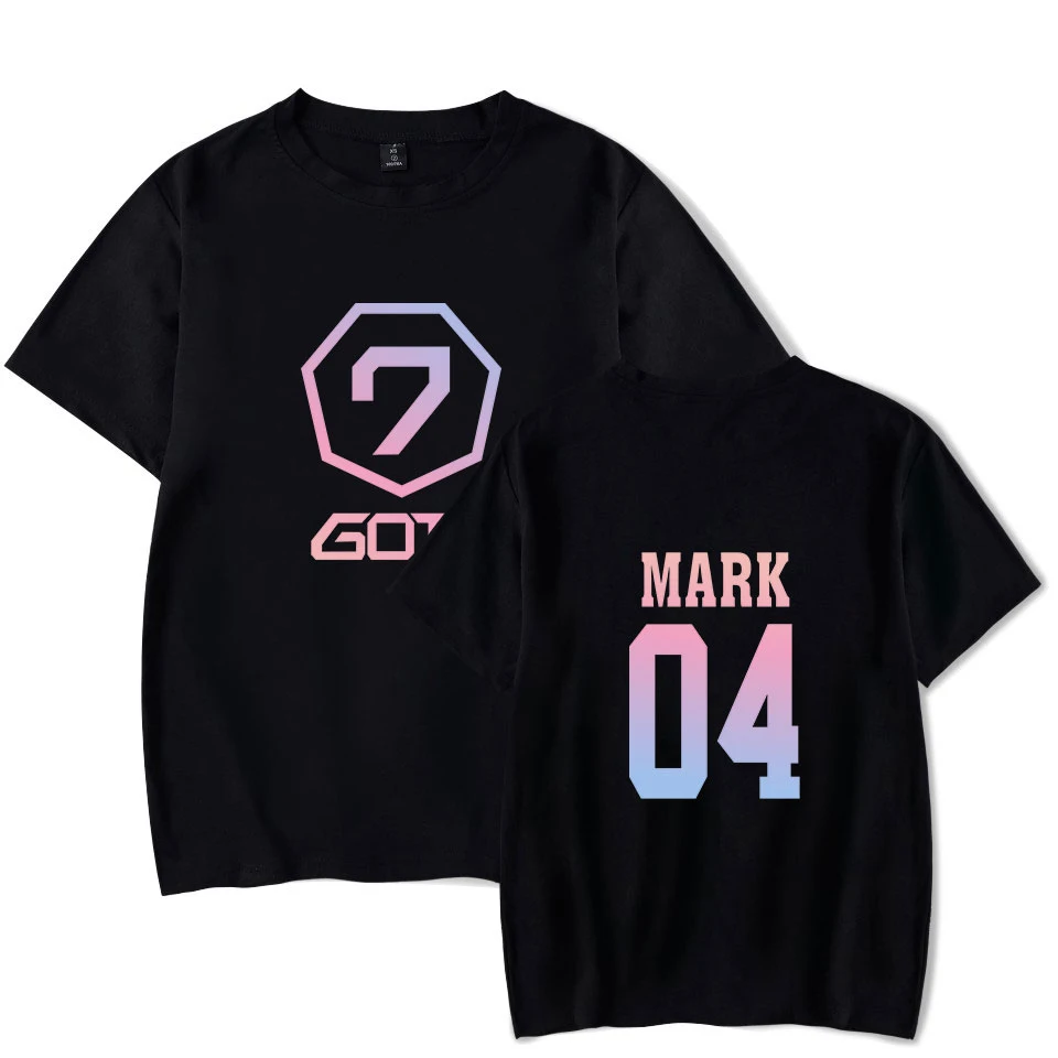 Kpop GOT7 Printed O-Neck And Short Sleeve T-Shirts