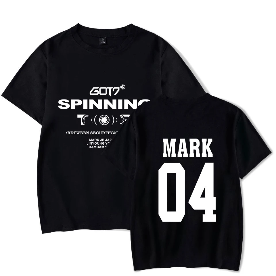 Kpop GOT7 Printed O-Neck And Short Sleeve T-Shirts