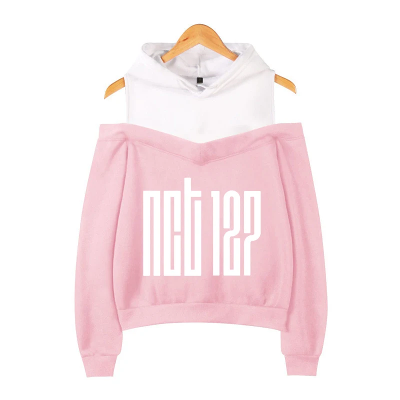 K-Pop Blackpink Strapless Shoulder Hoodies K-Pop Blackpink Strapless Shoulder Hoodies