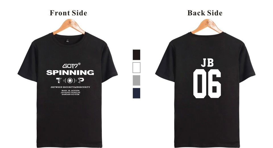 GOT7 Unisex Round Neck Casual T-Shirt