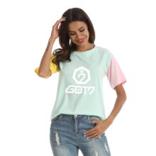 Got7 Kpop Casual Short Sleeve T-Shirt For Women Got7 Kpop Casual Short Sleeve T-Shirt For Women
