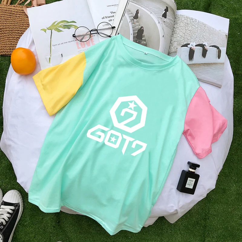 Got7 Kpop Casual Short Sleeve T-Shirt For Women