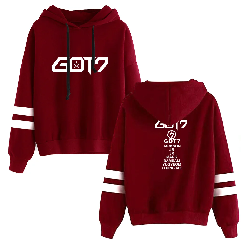 K-POP GOT7 Full Sleeve Casual Hoodies