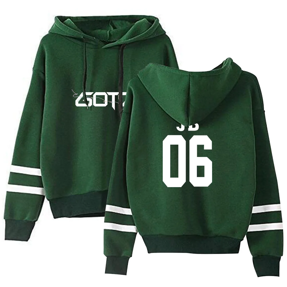 KPOP GOT7 Print Unisex Long Sleeve Casual Hoodies