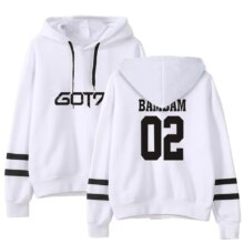 KPOP GOT7 Print Unisex Long Sleeve Casual Hoodies KPOP GOT7 Print Unisex Long Sleeve Casual Hoodies