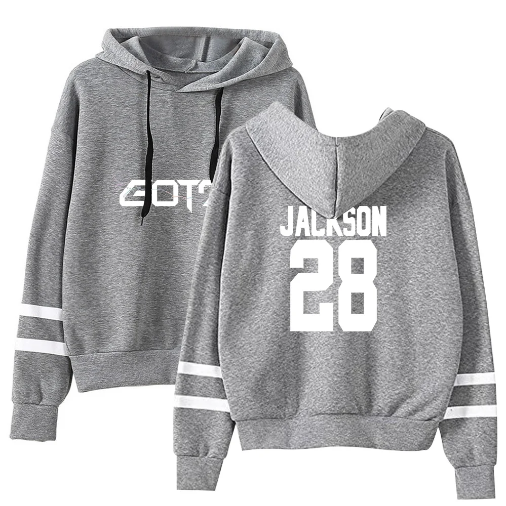 KPOP GOT7 Print Unisex Long Sleeve Casual Hoodies