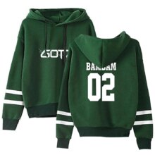 KPOP GOT7 Print Unisex Long Sleeve Casual Hoodies KPOP GOT7 Print Unisex Long Sleeve Casual Hoodies