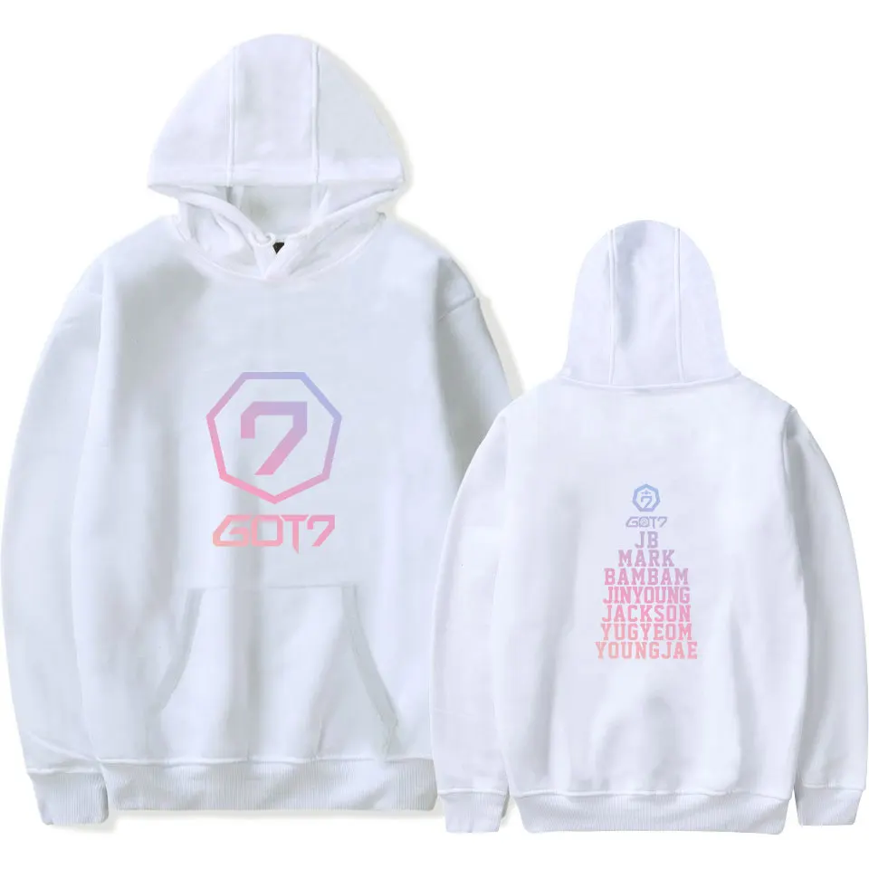 Kpop GOT7 Team Wang Printing Fleece Hoodies