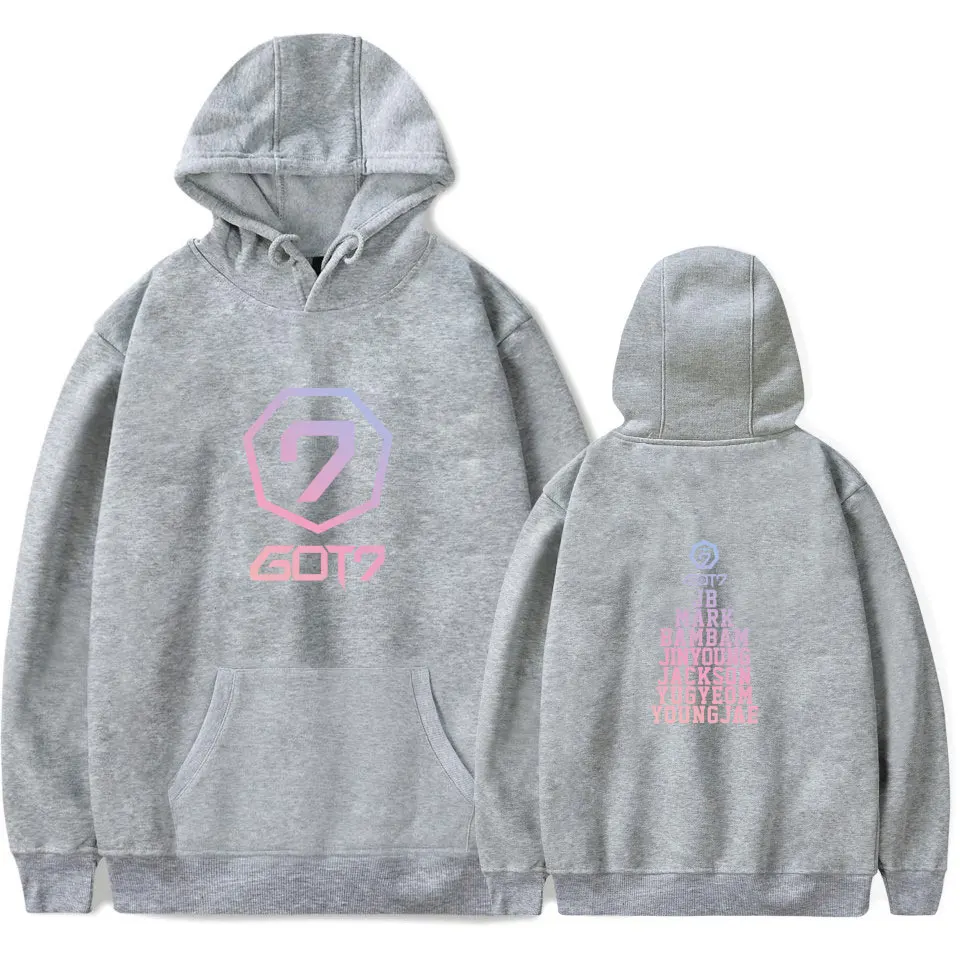 Kpop GOT7 Team Wang Printing Fleece Hoodies