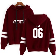 K-pop GOT7 Long Sleeve Casual Hoodies K-pop GOT7 Long Sleeve Casual Hoodies