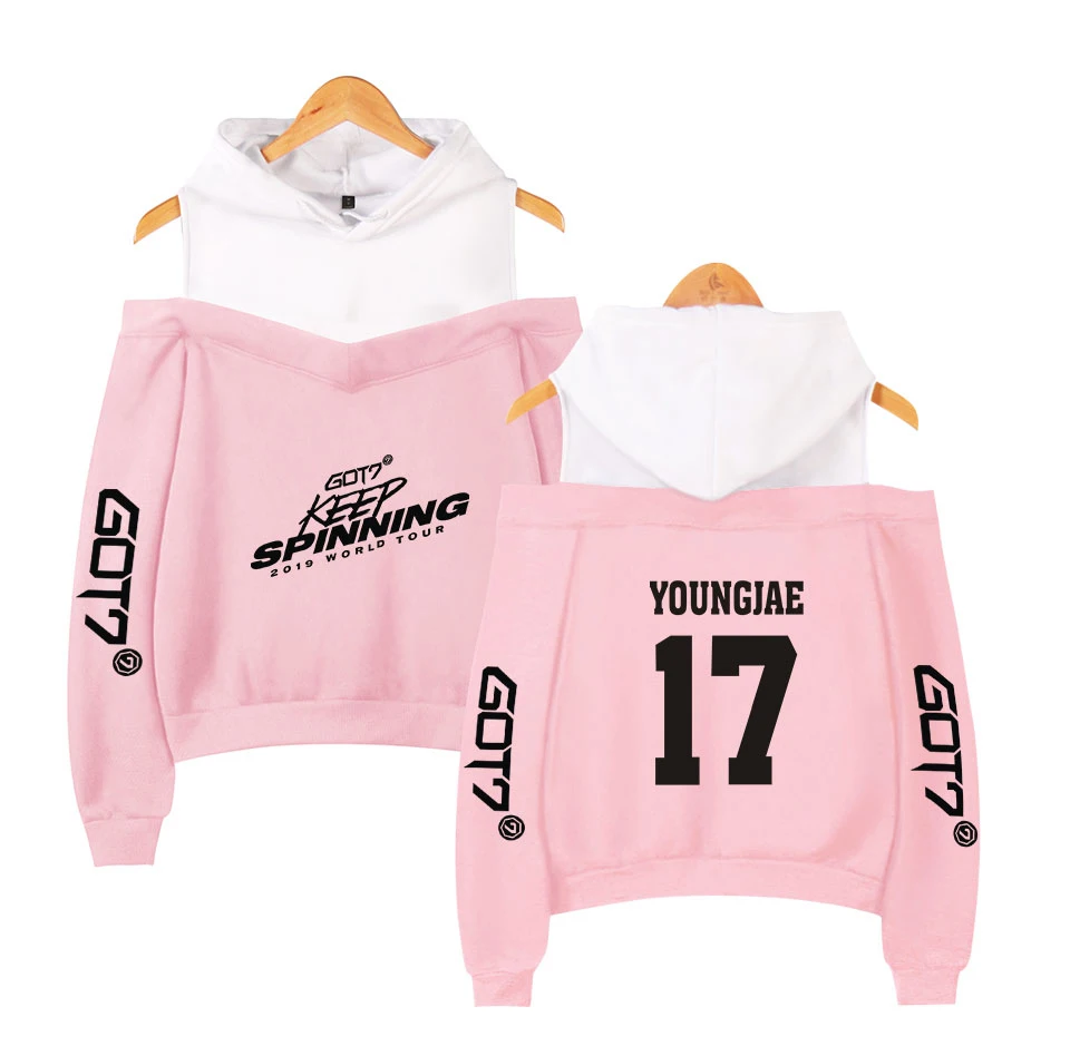Kpop GOT7 Design Patchwork Clothing Hoodies