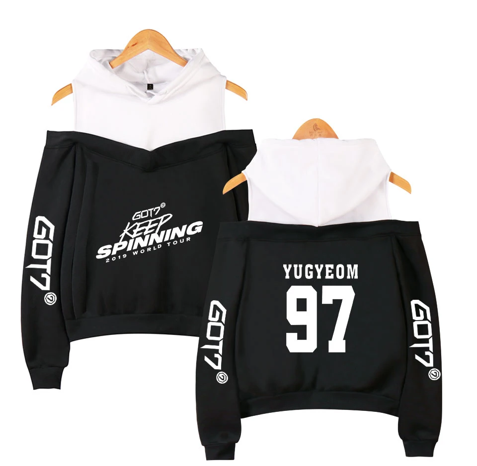 Kpop GOT7 Design Patchwork Clothing Hoodies