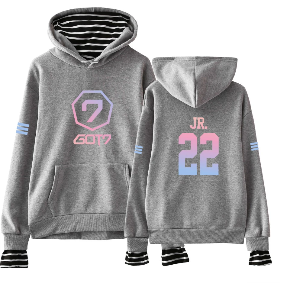 Kpop GOT7 Unisex Long Sleeve Hoodies Kpop GOT7 Unisex Long Sleeve Hoodies