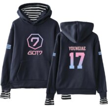 Kpop GOT7 Unisex Long Sleeve Hoodies Kpop GOT7 Unisex Long Sleeve Hoodies