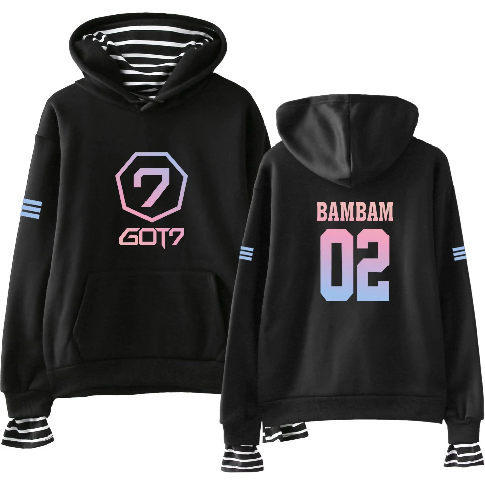 Kpop GOT7 Unisex Long Sleeve Hoodies Kpop GOT7 Unisex Long Sleeve Hoodies