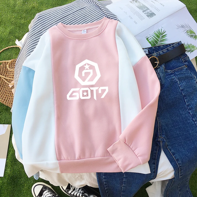 Kpop GOT7 Women Casual O-Neck Sweatshirts
