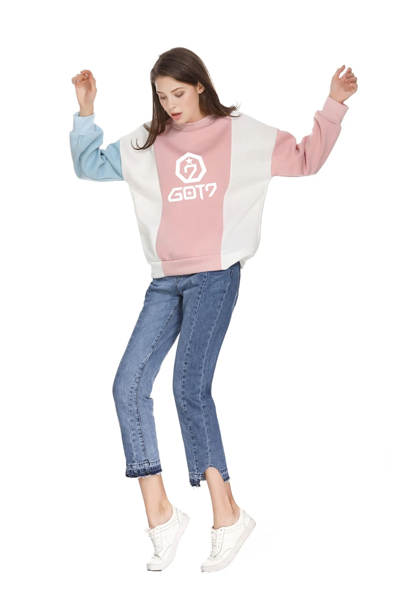 Kpop GOT7 Women Casual O-Neck Sweatshirts