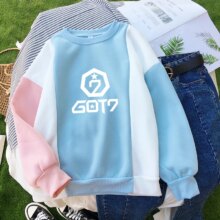 Kpop GOT7 Women Casual O-Neck Sweatshirts Kpop GOT7 Women Casual O-Neck Sweatshirts