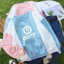 Kpop GOT7 Women Casual O-Neck Sweatshirts Kpop GOT7 Women Casual O-Neck Sweatshirts