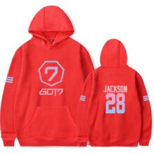 Kpop GOT7 Unisex Long Sleeve Casual Hoodies Kpop GOT7 Unisex Long Sleeve Casual Hoodies