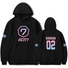 Kpop GOT7 Unisex Long Sleeve Casual Hoodies Kpop GOT7 Unisex Long Sleeve Casual Hoodies