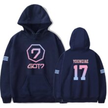 Kpop GOT7 Unisex Long Sleeve Casual Hoodies Kpop GOT7 Unisex Long Sleeve Casual Hoodies