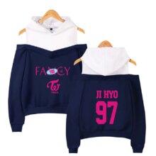 Twice Fancy Pink Hoodies Women Summer Harajuku Off Shoulder Hoodies Twice Fancy Pink Hoodies Women Summer Harajuku Off Shoulder Hoodies