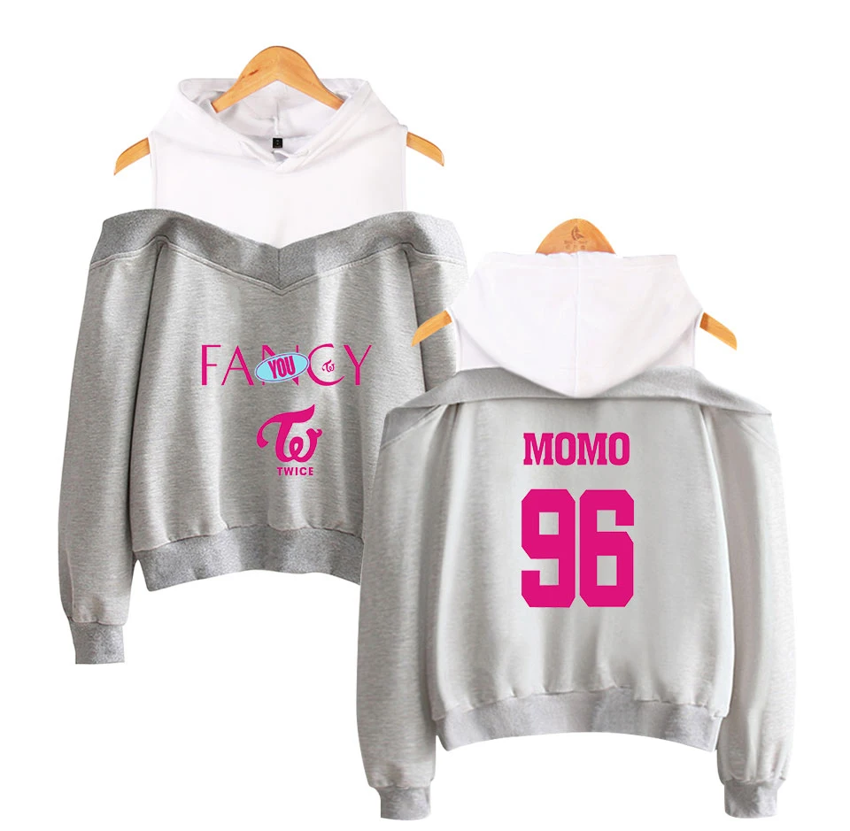 Twice Fancy Pink Hoodies Women Summer Harajuku Off Shoulder Hoodies Twice Fancy Pink Hoodies Women Summer Harajuku Off Shoulder Hoodies