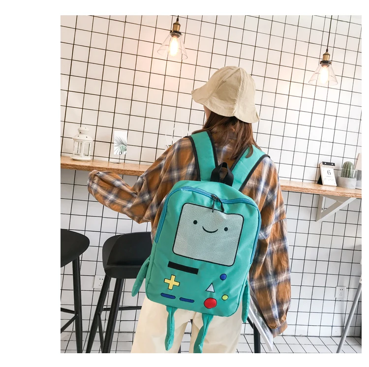 Adventure Time Cartoon Large Capacity Student Bag