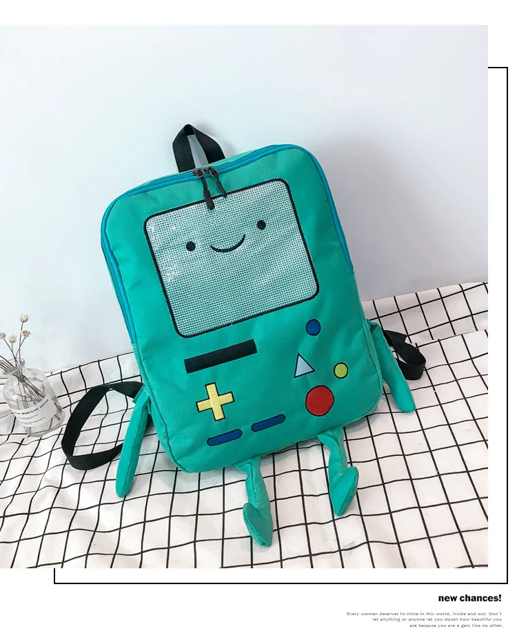 Adventure Time Cartoon Large Capacity Student Bag