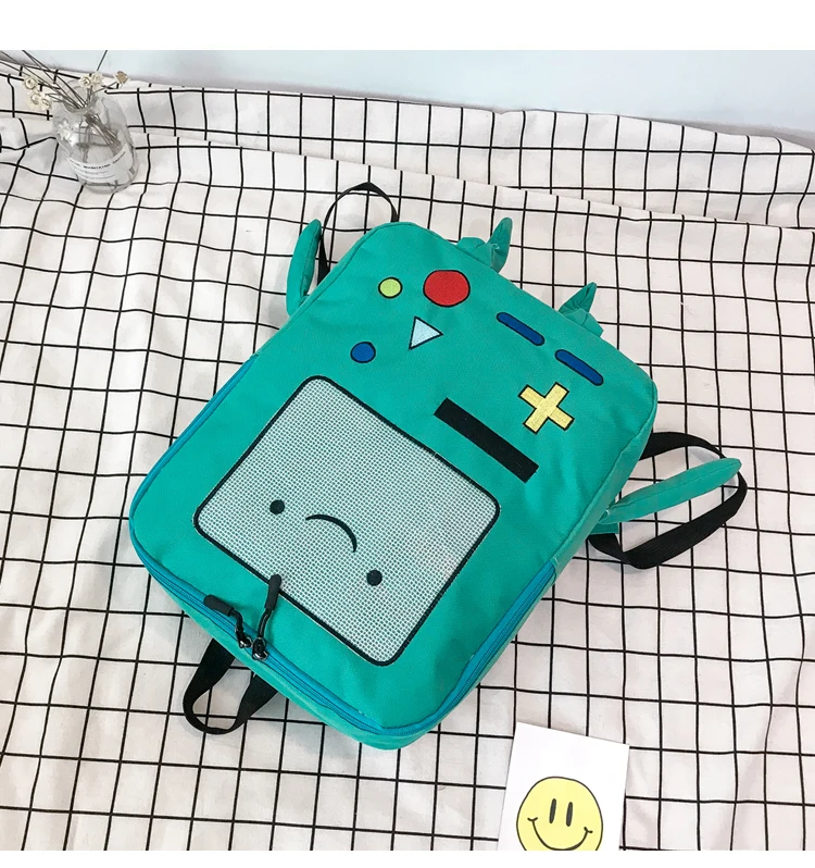 Adventure Time Cartoon Large Capacity Student Bag