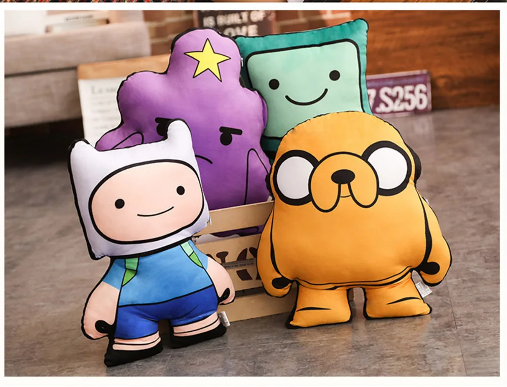 Adventure Time Finn Jake Pillow Sofa Cushion Dolls