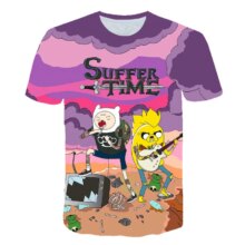 Adventure Time Cartoon 3D Printed Casual Short Sleeve T-Shirts Adventure Time Cartoon 3D Printed Casual Short Sleeve T-Shirts