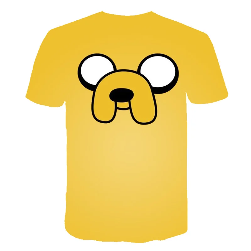 Adventure Time Cartoon 3D Printed Casual Short Sleeve T-Shirts