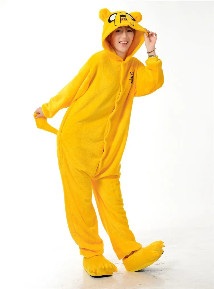 Adventure Time With Finn And Jake Dog Cartoon Onesies Pajamas Costume
