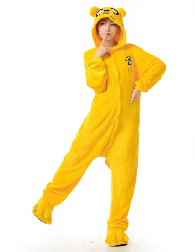 Adventure Time With Finn And Jake Dog Cartoon Onesies Pajamas Costume