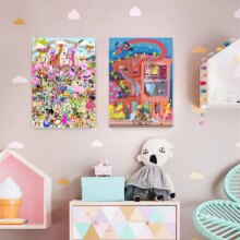 Adventure Time Cartoon Wall Art Printed Canvas Kids Poster Adventure Time Cartoon Wall Art Printed Canvas Kids Poster