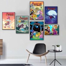 Adventure Time With Finn And Jake Canvas Printed Wall Posters Adventure Time With Finn And Jake Canvas Printed Wall Posters