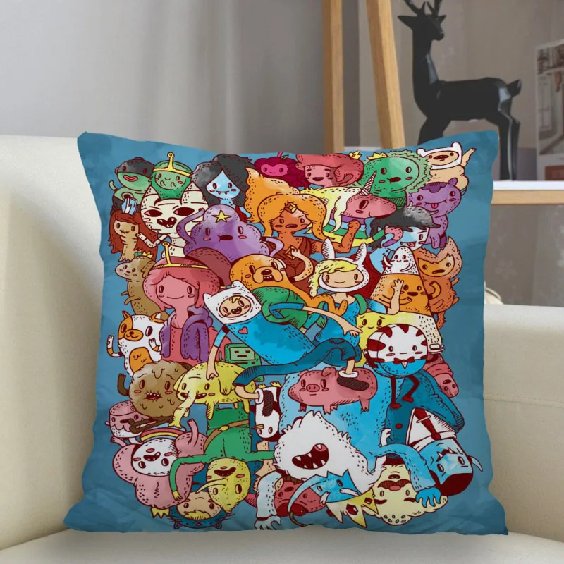Adventure Time Sofa Decorative Cushion Cover Pillowcase