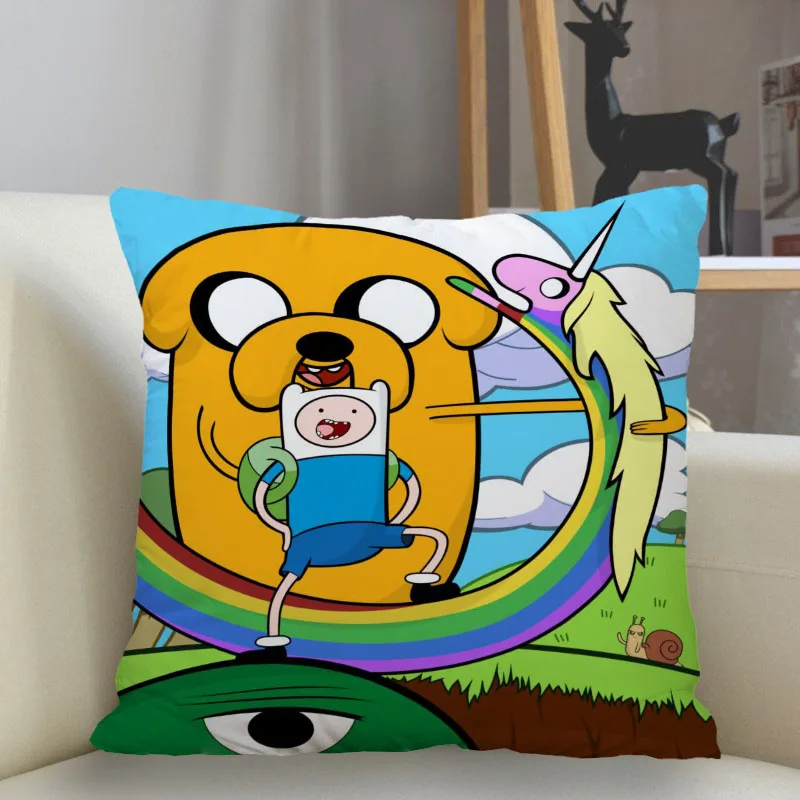 Adventure Time Sofa Decorative Cushion Cover Pillowcase